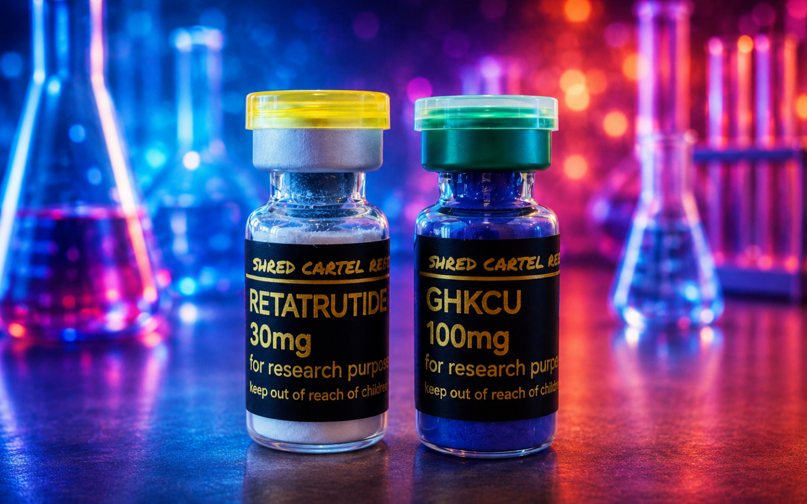 Shred Cartel Retatrutide and GHK-CU research products